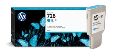 HP 728 Extra High Capacity Cyan Ink Cartridge - (F9K17A)