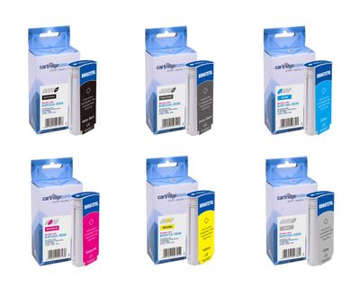 Compatible HP 727 High Capacity 6 Colour Ink Cartridge Multipack
