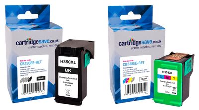 Compatible HP 350XL / 351XL High Capacity Black & Tri-Colour Ink Multi-Pack