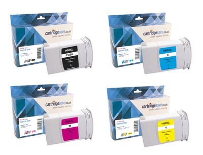 Compatible HP 80 High Capacity 4 Colour Ink Cartridge Multipack