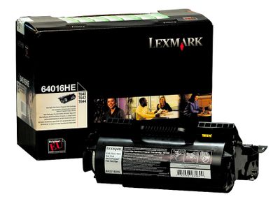 Lexmark 64016HE High Capacity Black Return Program Toner Cartridge