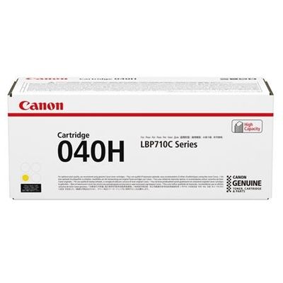 Canon 040H High Capacity Yellow Toner Cartridge (040HY)