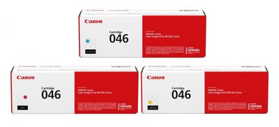 Canon 046 3 Colour Toner Cartridge Multipack