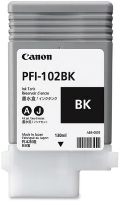 Canon PFI-102BK Black Ink Cartridge - (0895B001AA)