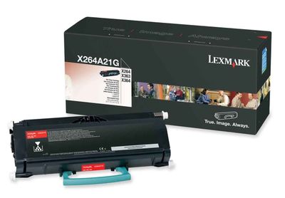 Lexmark X264A21G Black Toner Cartridge (0X264A21G)