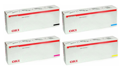 OKI 4553641 4 Colour Toner Cartridge Multipack
