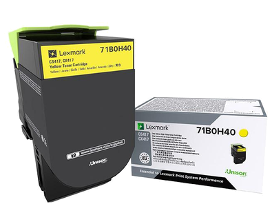 Lexmark 71B0H40 High Capacity Yellow Toner Cartridge