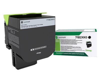 Lexmark 71B2XK0 Extra High Capacity Black Return Program Toner Cartridge
