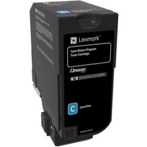 Lexmark 74C20C0 Cyan Return Programme Toner Cartridge