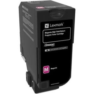 Lexmark 74C2HM0 Extra High Capacity Magenta Return Program Toner Cartridge