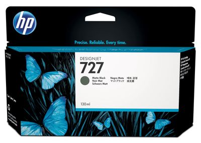 HP 727 High Capacity Matte Black Ink Cartridge - (B3P22A)