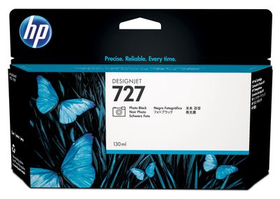 HP 727 High Capacity Photo Black Ink Cartridge - (B3P23A)