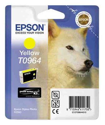 Epson T0964 Yellow Ink Cartridge - (C13T096440 Husky)