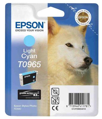 Epson T0965 Light Cyan Ink Cartridge - (C13T096540 Husky)
