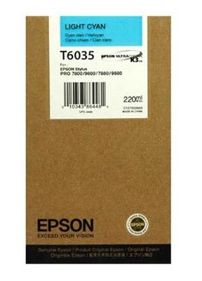 Epson T6035 High Capacity Light Cyan Ink Cartridge - (C13T603500)