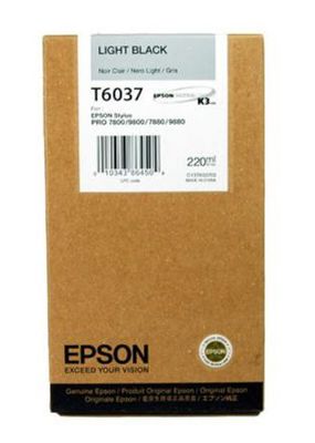 Epson T6037 High Capacity Light Black Ink Cartridge - (C13T603700)