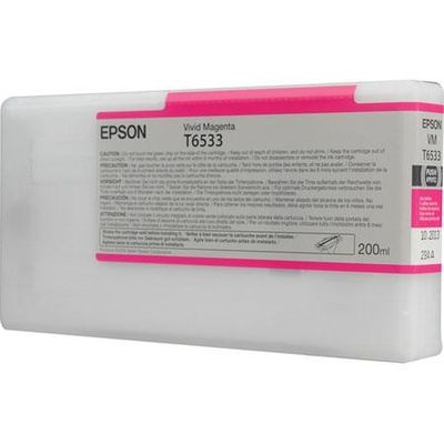 Epson T6533 Vivid Magenta Ink Cartridge - (C13T653300)