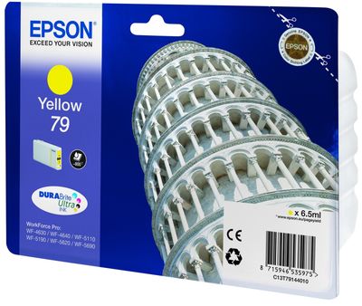 Epson 79 Yellow Ink Cartridge - (Tower of Pisa T7914)
