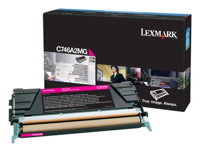 Lexmark C746A2MG Magenta Toner Cartridge