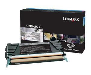 Lexmark C746H2KG High Capacity Black Toner Cartridge