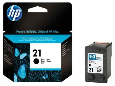 HP 21 Black Ink Cartridge - (C9351AE / HP 21 Cartridge)