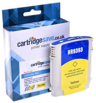 Compatible HP 88XL High Capacity Yellow Ink Cartridge - (C9393AE)