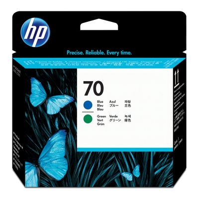 HP 70 Blue and Green Printhead (C9408A)