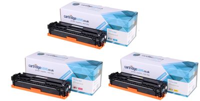 Compatible HP 125A 3 Colour Toner Cartridge Multipack - (CF373AM)