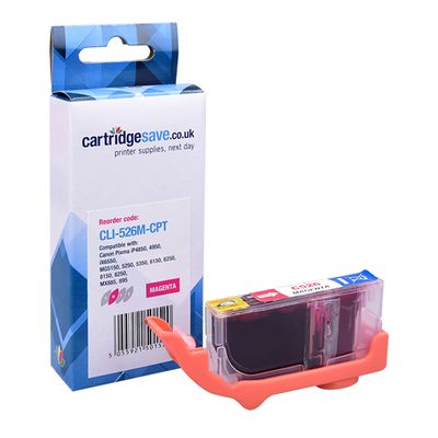 Compatible Canon CLI-526M Magenta Printer Cartridge - (4542B001)