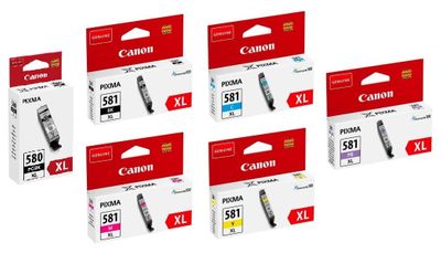 Canon CLI-581XL High Capacity 6 Colour Ink Cartridge Multipack