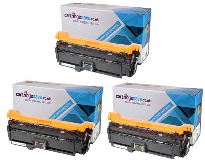 Compatible HP 507 3 Colour Toner Cartridge Multipack