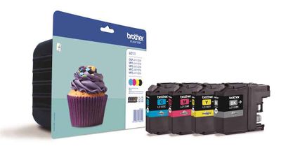 Brother LC123 4 Colour Ink Cartridge Multipack