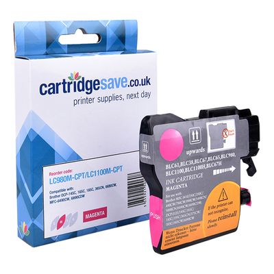 Compatible Brother LC980M Magenta Ink Cartridge