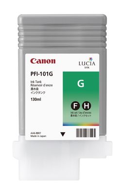 Canon PFI-101G Green Ink Cartridge - (0890B001AA)