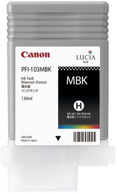 Canon PFI-103MBK Matte Black Ink Cartridge - (2211B001AA)