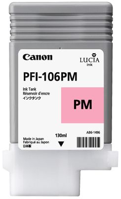 Canon PFI-106PM Photo Magenta Ink Cartridge - (6626B001AA)