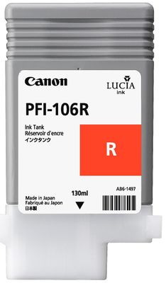 Canon PFI-106R Red Ink Cartridge - (6627B001AA)