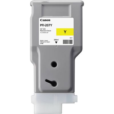 Canon PFI-207Y High Capacity Yellow Ink Cartridge - (8792B001AA)