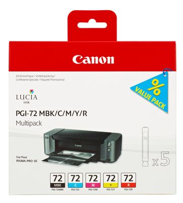 Canon PGI-72 5 Colour Ink Matte Multipack