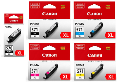 XL Ink Cartridge For Canon 570/571 PIXMA TS5050 TS5051 TS5053 TS5055  Non-OEM LOT