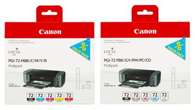 Canon PGI-72 10 Colour Ink Cartridge Multipack