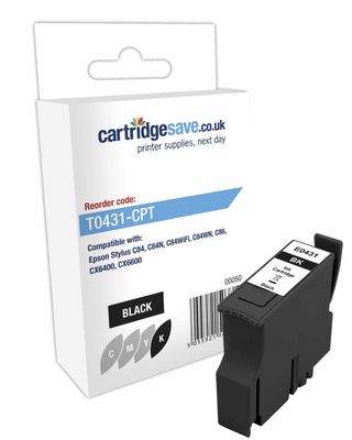 Compatible Epson T0431 High Capacity Black Printer Cartridge - (C13T043140 Sunglasses)