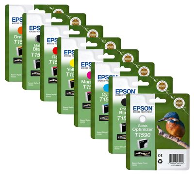 Epson T159 8 Colour Ink Cartridge Multipack - (Kingfisher)