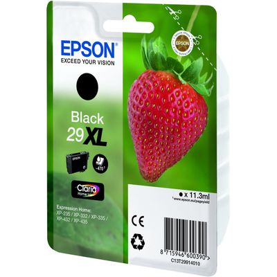 Epson 29XL Black High Capacity Ink Cartridge - (T2991 Strawberry)