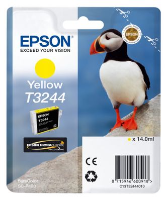 Epson T3244 Yellow Ink Cartridge - (C13T324440 Puffin)