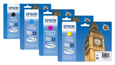 Epson T703 4 Colour Ink Cartridge Multipack - (Big Ben)