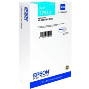 Epson T7542 XXL Extra High Capacity Cyan Ink Cartridge - (C13T754240)