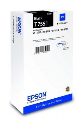 Epson T7551 High Capacity Black Ink Cartridge - (C13T755140)