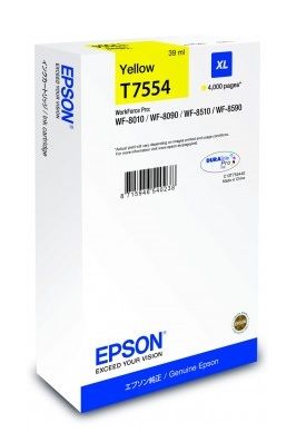 Epson T7554 High Capacity Yellow Ink Cartridge - (C13T755440)
