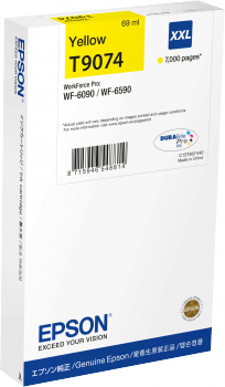 Epson T9074 XXL Extra High Capacity Yellow Ink Cartridge - (C13T907440)